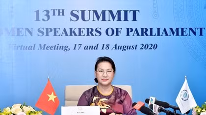 NA Chairwoman Nguyen Thi Kim Ngan attends 13th summit of world’s NA female heads
