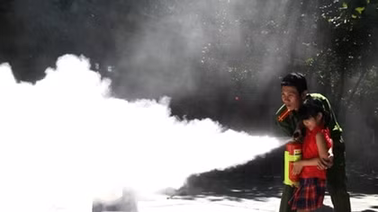 A day as firefighters