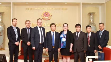 Deputy Minister Nguyen Van Son receives Minister of Economic Affairs