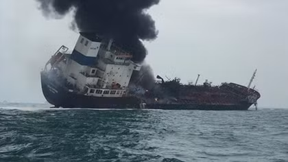 One dead, two missing in Vietnamese oil tanker fire off Hong Kong