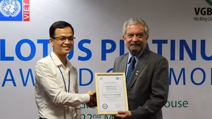 Green One UN House recognized with highest-level award for Green Buildings in Viet Nam