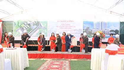 Construction of new headquarters of Lang Son Police starts 