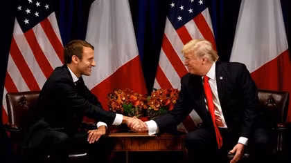 Trump, France's Macron discuss Iran, Middle East and trade