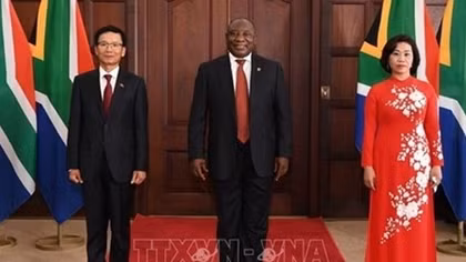 South African President hopes for ties with Vietnam to grow