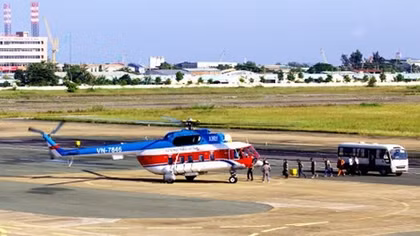 Helicopter-used air route to connect Vung Tau and Con Dao