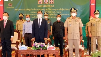 Another pair of Vietnam - Cambodia international border gates come into operation