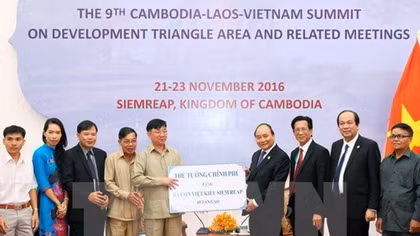 Rice aid delivered to Vietnamese in Cambodia