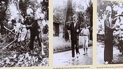 300 photos of Uncle Ho on display at Presidential Palace