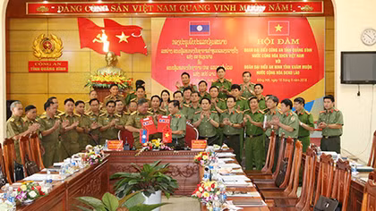 Provinces of Vietnam and Laos promote cooperation in border security