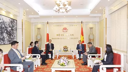 Minister To Lam receives incoming Ambassador of Japan to Vietnam