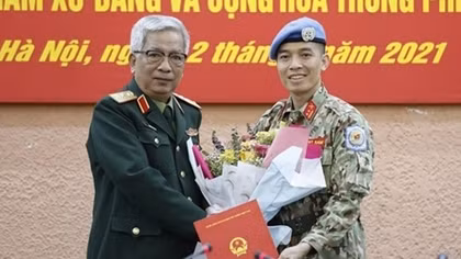 Vietnamese officer to work at UN peace operations department