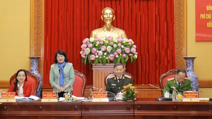 Central Council for Emulation and Commendation’s Inspection Team works with Ministry of Public Security