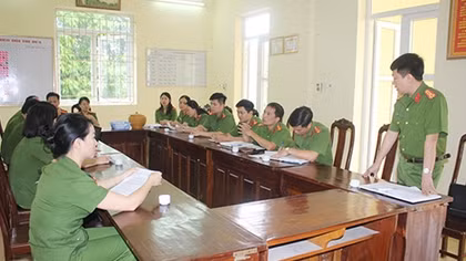 Hoa Binh provincial police almost finish the project on National Database on Population
