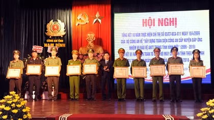 Nam Dinh Provincial Police review 10-year implementation of Ministry’s Directive 03