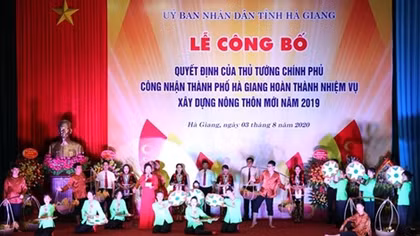 Ha Giang city completes new-style rural area building