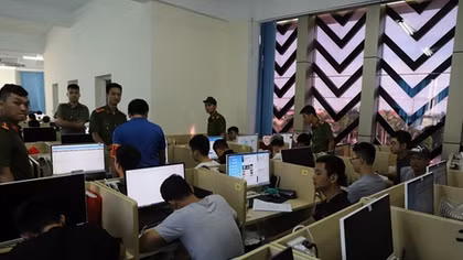 Case of a major Chinese-led online gambling ring in Hai Phong officially announced