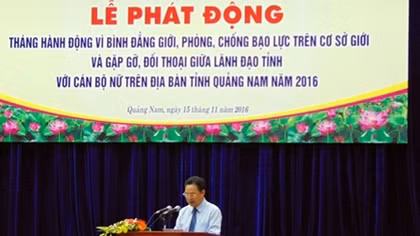 For advancement and Gender equality of women in Quang Nam