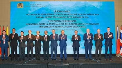 Vietnam hosts international conference on enhancing cooperation in combating transnational drug crimes opens 