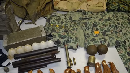 Large amount of weapons seized at Tan Son Nhat Airport