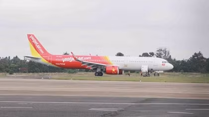 Vietjet flight encounters landing problem at Buon Ma Thuot airport