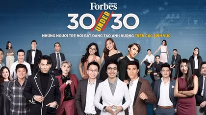 Forbes Vietnam announces 30 Under 30 list