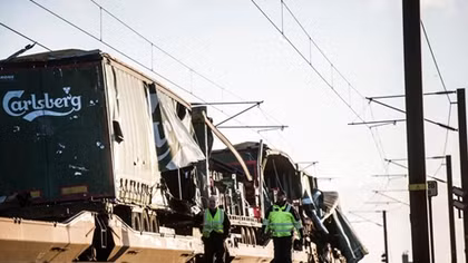 Six killed in train accident on bridge linking Denmark's two main islands