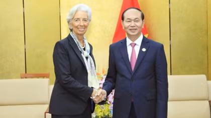 State leader receives IMF Director General