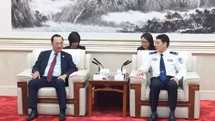 Deputy Minister Nguyen Van Thanh works with Guangdong Provincial Public Security Department