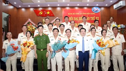 Kien Giang police hold its Party Congress for the 2020-2025 term