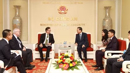 Minister of Public Security receives US-ASEAN Business Council President