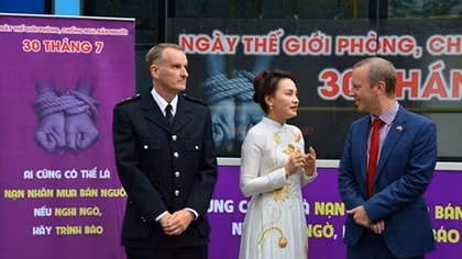 British Embassy launches anti-human trafficking campaign in Vietnam