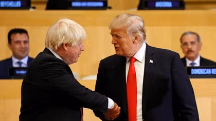 U.S. President Trump speaks to UK PM candidate Johnson