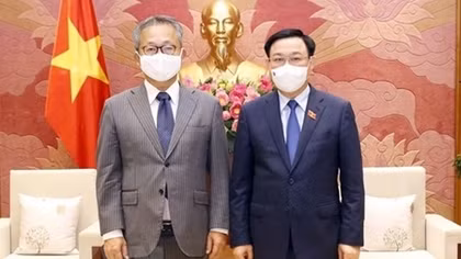 Top legislator hosts Japanese Ambassador
