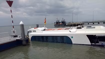 Marine forces rescue sinking boat, all passengers safe