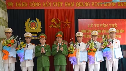 Nghe An Provincial Police establish two new police companies 