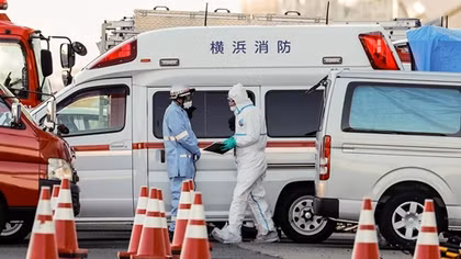 More virus cases on cruise ship off Japan; China death toll exceeds 500