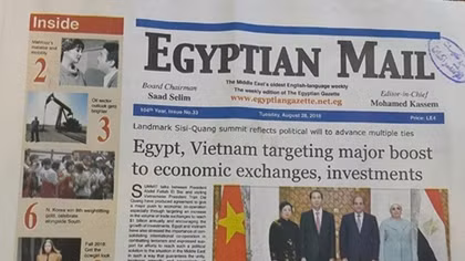 Egyptian media highlight Vietnamese President’s State visit