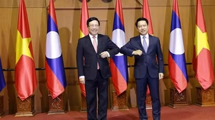 Vietnam, Laos hold foreign ministerial-level political consultation