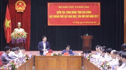 Cao Bang meets standards on education universalisation