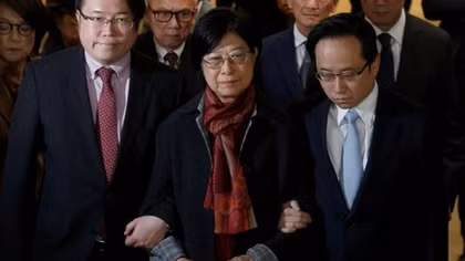 Ex-Hong Kong leader jailed in fall from "such a height"