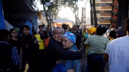 Big Mexico quake cuts power and damages homes; two dead in crash