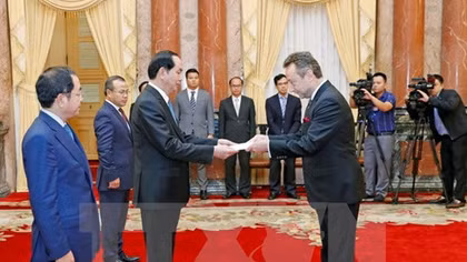 President receives newly-accredited ambassadors