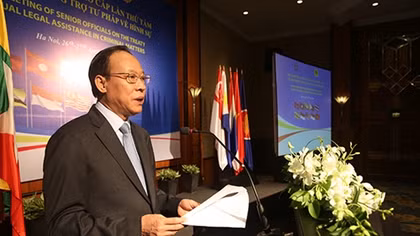 Deputy Minister Le Quy Vuong opens 8th ASEAN Meeting on legal assistance 