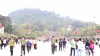 Ensuring the security of the Hung Kings Temple Festival