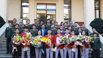Public security athletes honored for outstanding achievements at 30th SEA Games
