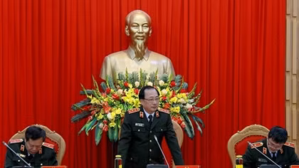 Deputy Minister Nguyen Van Thanh works with Department for Party and Political Work