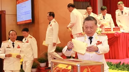 Delegation of the Public Security Party Organization to upcoming 13th National Party Congress elected