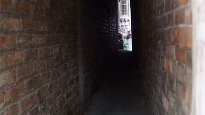Life in narrowest alley in Hanoi