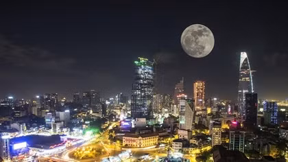 Best photos of supermoon from Vietnam