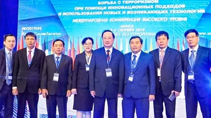 Deputy Minister Nguyen Van Thanh attends UN's conference on counter-terrorism